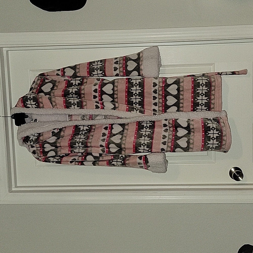 em & alfie Hooded Sequin Robe